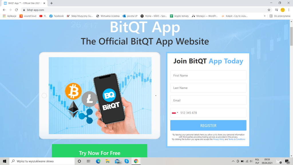 oficjalna strona BitQT